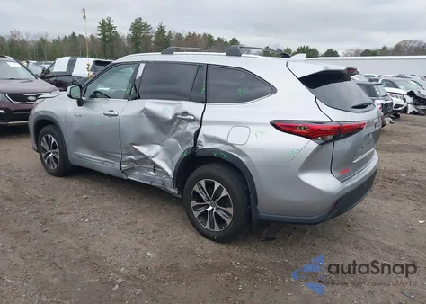 2021 Toyota Highlander Hybrid Xle from USA, damaged, VIN 5TDGBRCH6MS533665